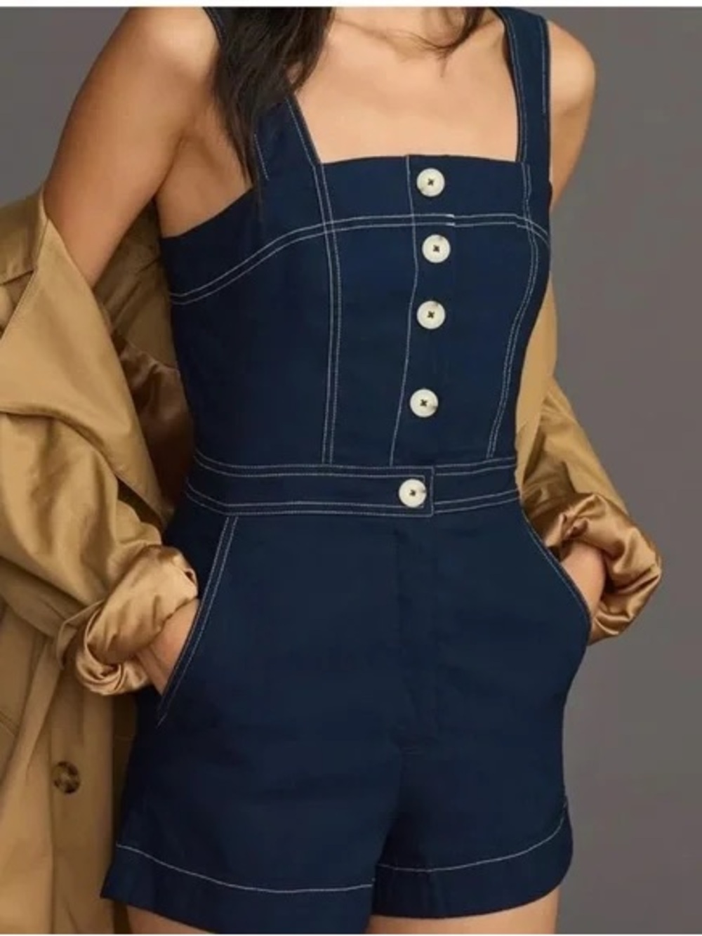 Anthropologie Maeve Colette Portside Romper 8